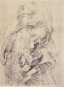 Peter Paul Rubens Girl sketch oil painting reproduction